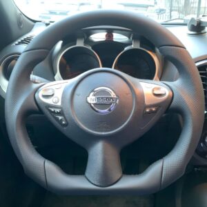 Анатомический руль без подогрева, кнопок, центральной части черная нить на NISSAN, INFINITI